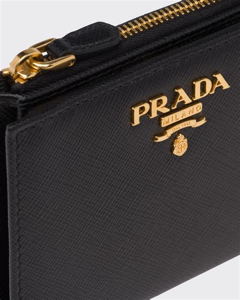 prada mini saffiano wallet bag|authentic prada wallet sale.